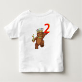 2 jaar oud koninklijk Beer Kinder Shirts (Achterkant)