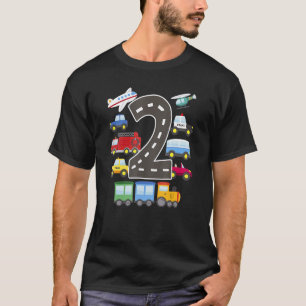 2 jaar oud transportvliegtuig voor thuisvervoer t-shirt