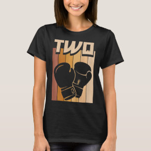 2 Jaar Oude Boksen Verjaardag Jongen Meisje 2e Ver T-shirt