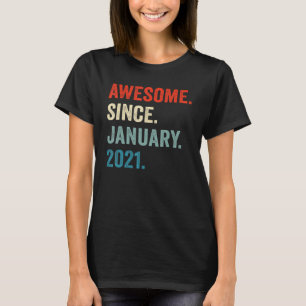 2 jaar oude geschenken 2e verjaardag Geweldige sin T-shirt