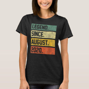 2 jaar oude leggende sinds 2020 2e verjaardag t-shirt