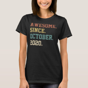 2 jaar oude munteenheid Geweldige sinds oktober 20 T-shirt