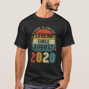 2 jaar oude tweede verjaardag sinds augustus 2020 t-shirt