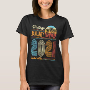 2 jaar Oude  verjaardag januari 2021 meisjes B T-shirt