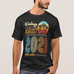2 jaar Oude verjaardag van Meisjes Bo augustus 20 T-shirt