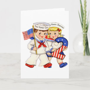 2 jaar oude verjaardagskaart kaart