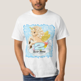 2 jaar oude vogeldag Unicorn T-shirt