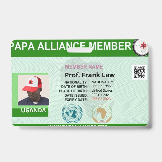 2 jaar PAPA-lidmaatschap met lidkaart Badge (Voorzijde)