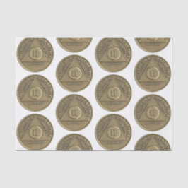 2 jaar Recovery Jubileum Coin Tissuepapier