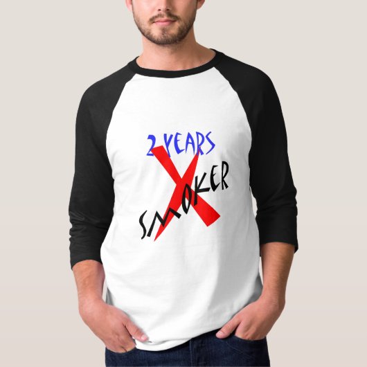 2 jaar Rood X-roker T-shirt (Voorkant)