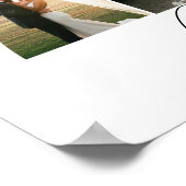 2 jaar samen Fotocollage bruiloft Jubileum Poster (Hoek)