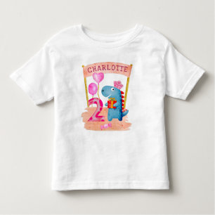 2 jaar verjaardag van de gepersonaliseerde Cute Gi Kinder Shirts