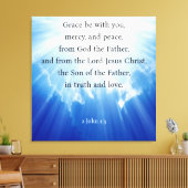 2 John 1:3 Canvas Afdruk (Insitu (Woonkamer))