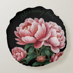 2 kanten zwart & wit Blooming love gooi kussen