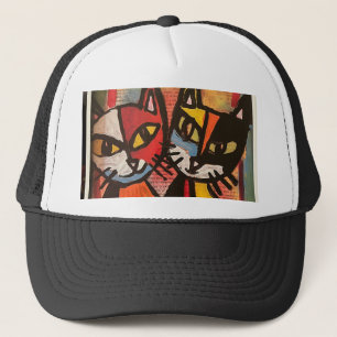 2 Katten Truckerhoed Trucker Pet