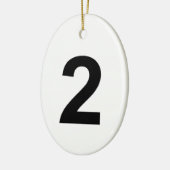 2 KERAMISCH ORNAMENT (Links)