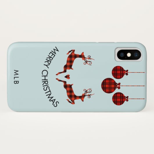 2 kerstavond schokkende stijl Case-Mate iPhone case (Achterkant (horizontaal))