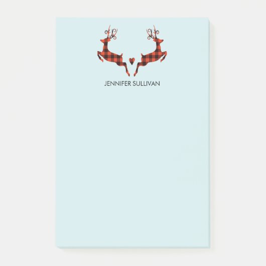 2 kerstavond schokkende stijl post-it® notes (Voorkant)