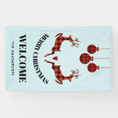 2 kerstavond schokkende stijl spandoek (Horizontaal)