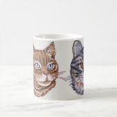 2 Kitty Cats Lijkt Op Magic Coffee Cup Magische Mok (Center)