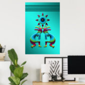 2 Kokopelli #41 Poster (Thuiskantoor)