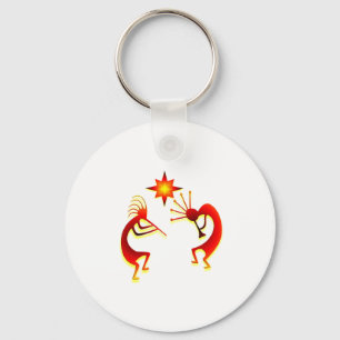 2 Kokopelli #52 Sleutelhanger