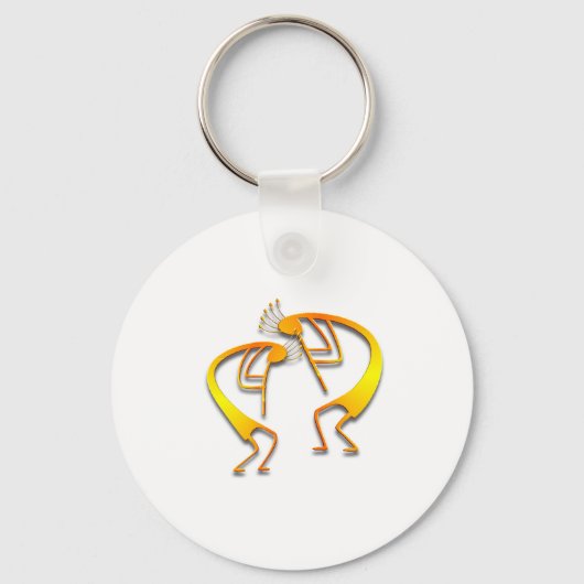 2 Kokopelli #65 Sleutelhanger (Voorkant)