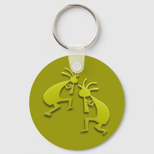 2 Kokopelli #78 Sleutelhanger (Voorkant)