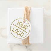 2" Kraft Custom Circle Round Hang Labels met strin (In situ)