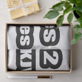 "2 Kronieken KJV Bijbel Verse" Typografie Tissuepapier (Geschenk)