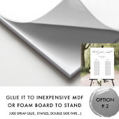 2 Lange Tafels Micro Wedding Zitplaatjes Teken Poster