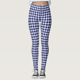 2 Layer - XL Houndstooth Wht BG DIY NB Leggings
