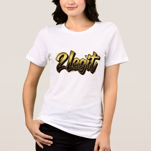 2 Legit Mom T-shirt (Voorkant)
