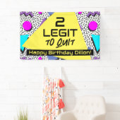 2 Legit to Quit Anniversaire Bannière pour les ann (En situation)