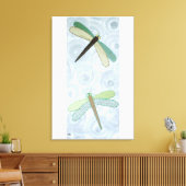 2 libellen #1 canvas afdruk (Insitu (Woonkamer))