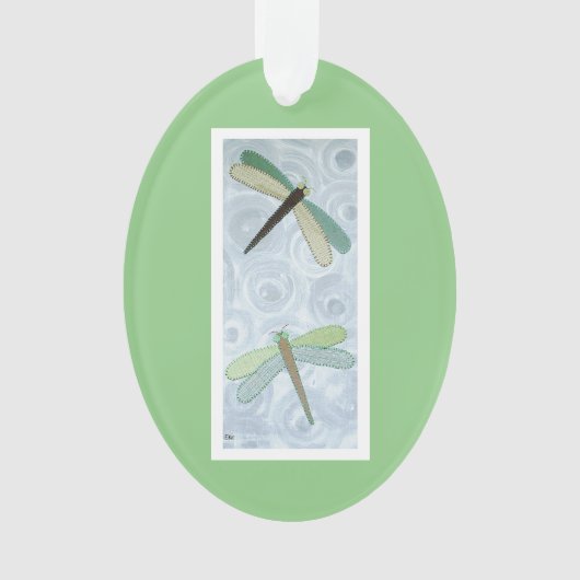 2 libellen #1 ornament (voorkant)
