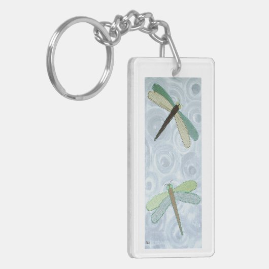 2 libellen #1 sleutelhanger (Voorkant Links)