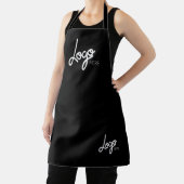2 Logo Business moderne tablier noir (Insitu)