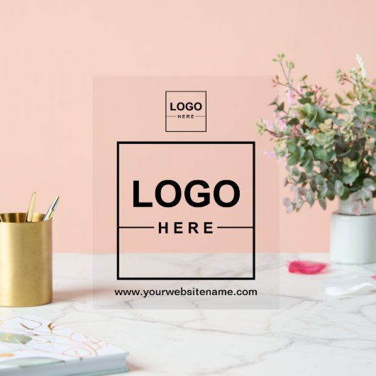 2 Logos d'entreprise Symbole acrylique de marque (Mariage)