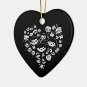 2 Luv. Keramisch Ornament (Links)