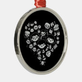 2 Luv. Metalen Ornament (Rechts)