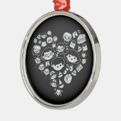 2 Luv. Metalen Ornament (Links)