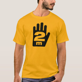 "2 m" Sociale vervorming T-Shirt - GROTE GRAFIEK