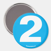 2 magneet (Voorkant / Achterkant)