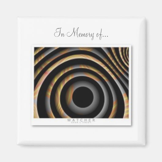 2"Magneetwacht Magneet (Voorkant)