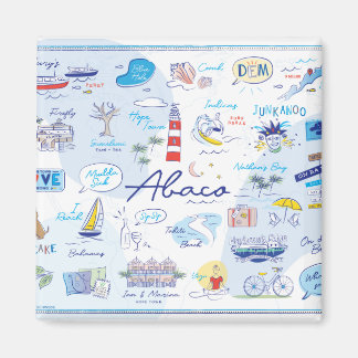 2 " Magnet - "The ABC's of Hope Town" Magneet