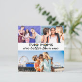 2 mamans sont meilleures qu'une mère carte photo j (Debout devant)