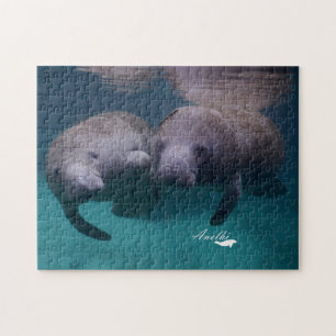 2 Manatee Friends puzzle Legpuzzel