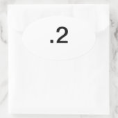 .2 marathonloopsticker ovale sticker (Tas)