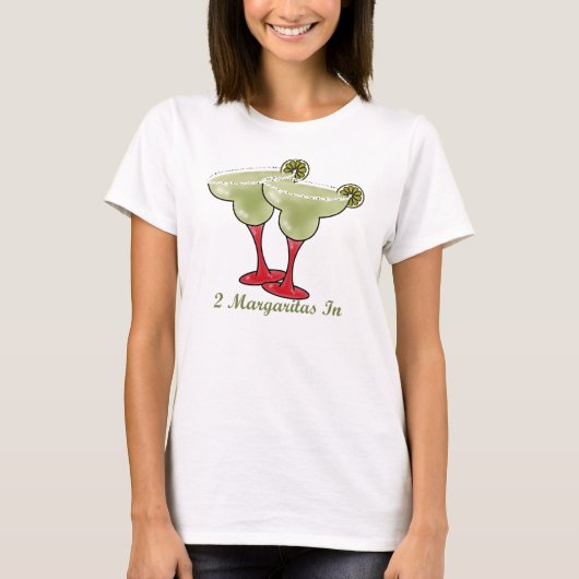 2 Margaritas in T-shirt (Voorkant)